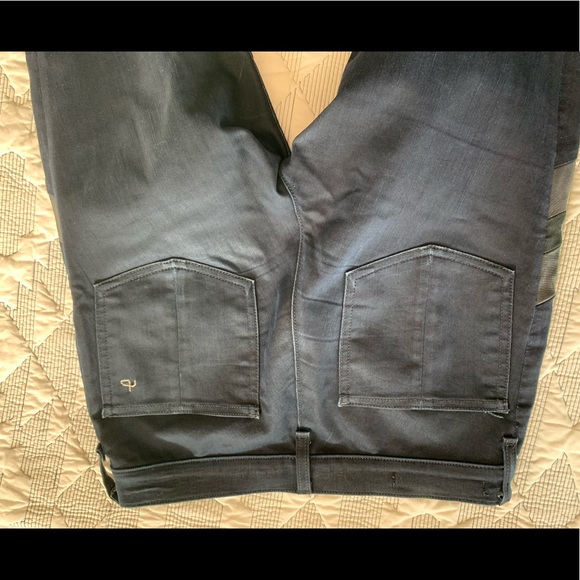 Rag & Bone Stretch Denim & Leather Moto Pant - Picture 3 of 6